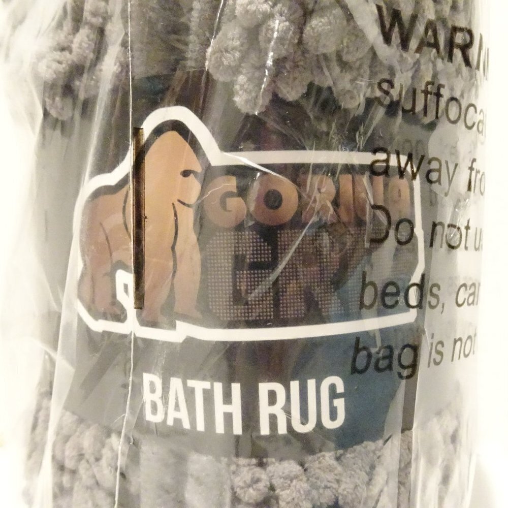 Gorilla Grip Soft Absorbent Plush Bath Rug Mat 30x20 Microfiber Dries Quickly